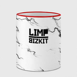Кружка 3D Limp bizkit storm black, цвет: 3D-красный кант — фото 2