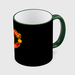 Кружка 3D Manchester United fc club, цвет: 3D-зеленый кант