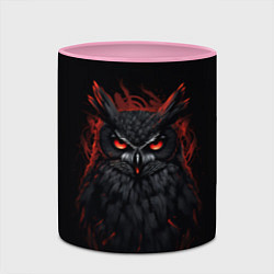 Кружка 3D Evil owl, цвет: 3D-белый + розовый — фото 2