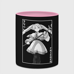 Кружка 3D Frieren waifu, цвет: 3D-белый + розовый — фото 2