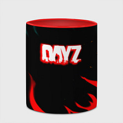 Кружка 3D Dayz flame, цвет: 3D-белый + красный — фото 2