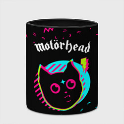 Кружка 3D Motorhead - rock star cat, цвет: 3D-белый + черный — фото 2