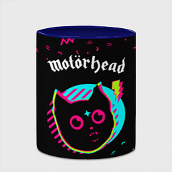 Кружка 3D Motorhead - rock star cat, цвет: 3D-белый + синий — фото 2