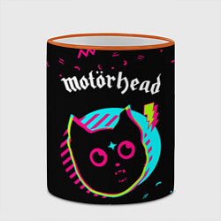 Кружка 3D Motorhead - rock star cat, цвет: 3D-оранжевый кант — фото 2
