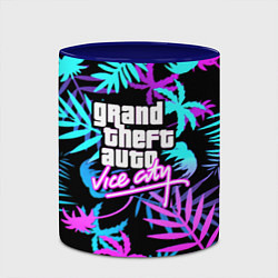 Кружка 3D GTA vice city steel, цвет: 3D-белый + синий — фото 2