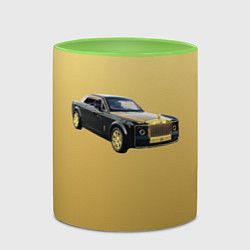 Кружка 3D Rolls-Royce Sweptaill, цвет: 3D-белый + светло-зеленый — фото 2