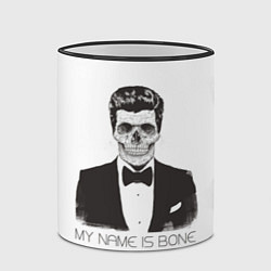 Кружка 3D My name is Bone, цвет: 3D-черный кант — фото 2