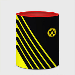 Кружка 3D Borussia sport line uniform, цвет: 3D-белый + красный — фото 2