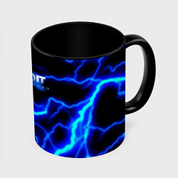 Кружка 3D Detroit become human storm, цвет: 3D-белый + черный