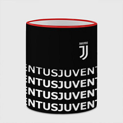Кружка 3D Juventus pattern fc club steel, цвет: 3D-красный кант — фото 2