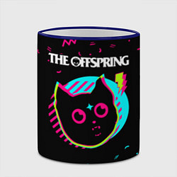 Кружка 3D The Offspring - rock star cat, цвет: 3D-синий кант — фото 2