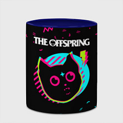 Кружка 3D The Offspring - rock star cat, цвет: 3D-белый + синий — фото 2