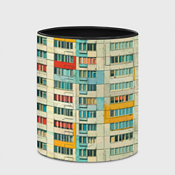 Кружка 3D Яркая панелька, цвет: 3D-белый + черный — фото 2