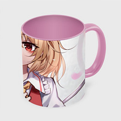 Кружка цветная Touhou Project Flandre милая улыбка