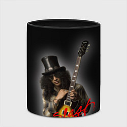 Кружка 3D Slash музыкант группы Guns N Roses, цвет: 3D-белый + черный — фото 2