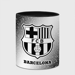 Кружка 3D Barcelona sport на светлом фоне, цвет: 3D-белый + черный — фото 2