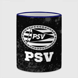 Кружка 3D PSV sport на темном фоне, цвет: 3D-синий кант — фото 2