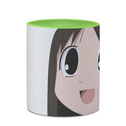 Кружка 3D Azumanga Daioh Аюму Касуга, цвет: 3D-белый + светло-зеленый — фото 2