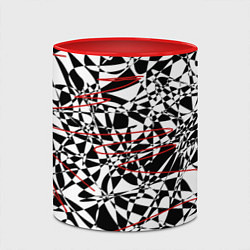 Кружка 3D Графика, цвет: 3D-белый + красный — фото 2