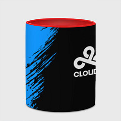 Кружка 3D Cloud9 team, цвет: 3D-белый + красный — фото 2