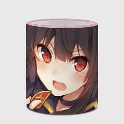 Кружка 3D Konosuba Мэгумин cute, цвет: 3D-розовый кант — фото 2