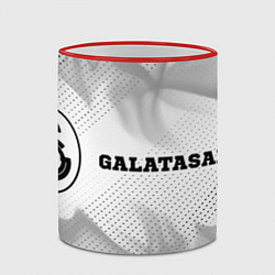 Кружка 3D Galatasaray sport на светлом фоне по-горизонтали, цвет: 3D-красный кант — фото 2