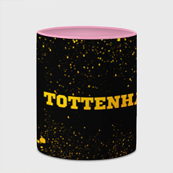 Кружка 3D Tottenham - gold gradient по-горизонтали, цвет: 3D-белый + розовый — фото 2