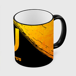 Кружка 3D Juventus - gold gradient, цвет: 3D-черный кант