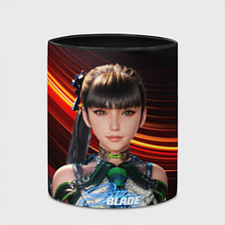 Кружка 3D Stellar Blade Eve dark, цвет: 3D-белый + черный — фото 2