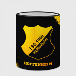 Кружка 3D Hoffenheim - gold gradient, цвет: 3D-черный кант — фото 2