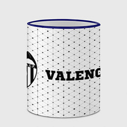 Кружка 3D Valencia sport на светлом фоне по-горизонтали, цвет: 3D-синий кант — фото 2