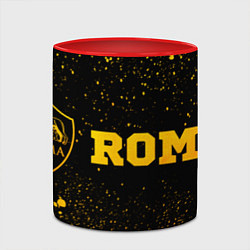 Кружка 3D Roma - gold gradient по-горизонтали, цвет: 3D-белый + красный — фото 2