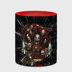 Кружка 3D Slipknot rock band, цвет: 3D-белый + красный — фото 2