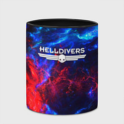 Кружка 3D Helldivers: Space Logo, цвет: 3D-белый + черный — фото 2