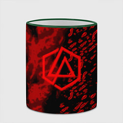 Кружка 3D Linkin park red logo, цвет: 3D-зеленый кант — фото 2