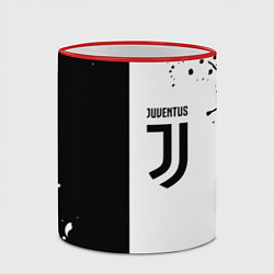 Кружка 3D Juventus краски текстура спорт, цвет: 3D-красный кант — фото 2