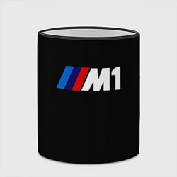 Кружка 3D BMW m1 logo, цвет: 3D-черный кант — фото 2