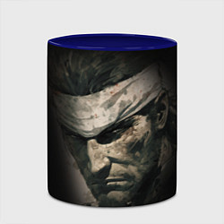 Кружка 3D Metal gear Venom Snake, цвет: 3D-белый + синий — фото 2