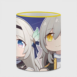 Кружка 3D Honkai Star Rail Firefly Stelle, цвет: 3D-желтый кант — фото 2