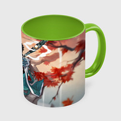 Кружка 3D Honkai Star Rail Dan Heng, цвет: 3D-белый + светло-зеленый