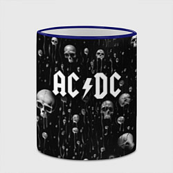 Кружка 3D AC DC - черепа с подтеками, цвет: 3D-синий кант — фото 2