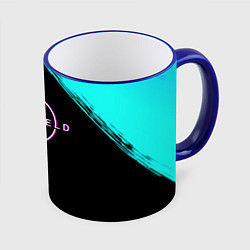 Кружка 3D Starfield neon, цвет: 3D-синий кант