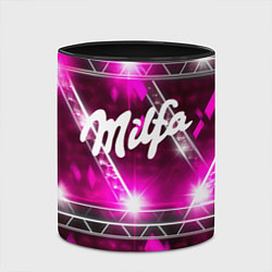 Кружка 3D Milfa в стиле milka, цвет: 3D-белый + черный — фото 2