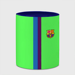 Кружка 3D Barcelona fc sport line, цвет: 3D-белый + синий — фото 2