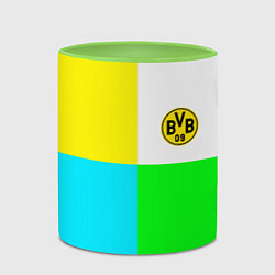 Кружка 3D Borussia color cport, цвет: 3D-белый + светло-зеленый — фото 2