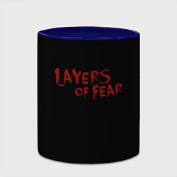 Кружка 3D Layers of Fear, цвет: 3D-белый + синий — фото 2