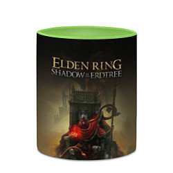 Кружка 3D Elden ring Shadow of the erdtree, цвет: 3D-белый + светло-зеленый — фото 2