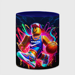 Кружка 3D Roblox баскетболист, цвет: 3D-белый + синий — фото 2