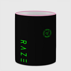 Кружка 3D Razer brend game, цвет: 3D-розовый кант — фото 2