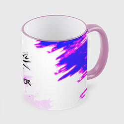 Кружка 3D The Witcher colors neon, цвет: 3D-розовый кант